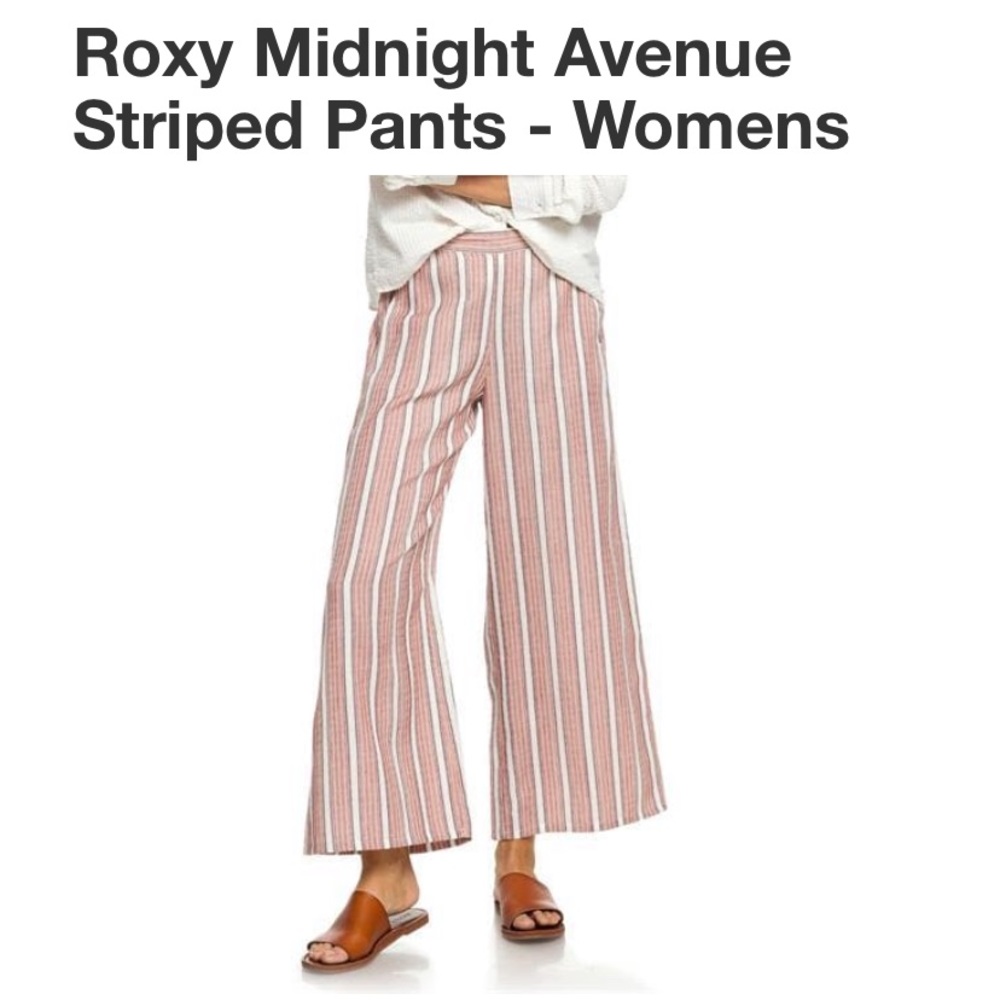 Roxy Midnight Avenue Striped Pants!